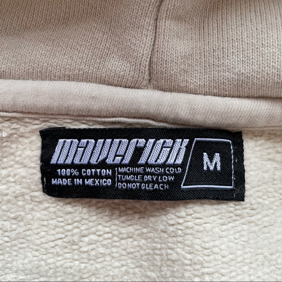 MAVERICK CLOTHING MENS BONE HOODIE SZ:S/M/L/XL - Picture 14 of 14